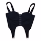 Women's Sexy Push up Bustiers Corset Crop Top Black 