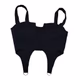 Women's Sexy Push up Bustiers Corset Crop Top Black 