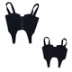 Women's Sexy Push up Bustiers Corset Crop Top Black 