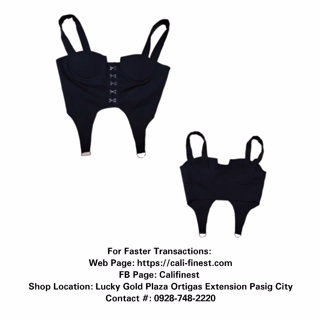 Women's Sexy Push up Bustiers Corset Crop Top Black 