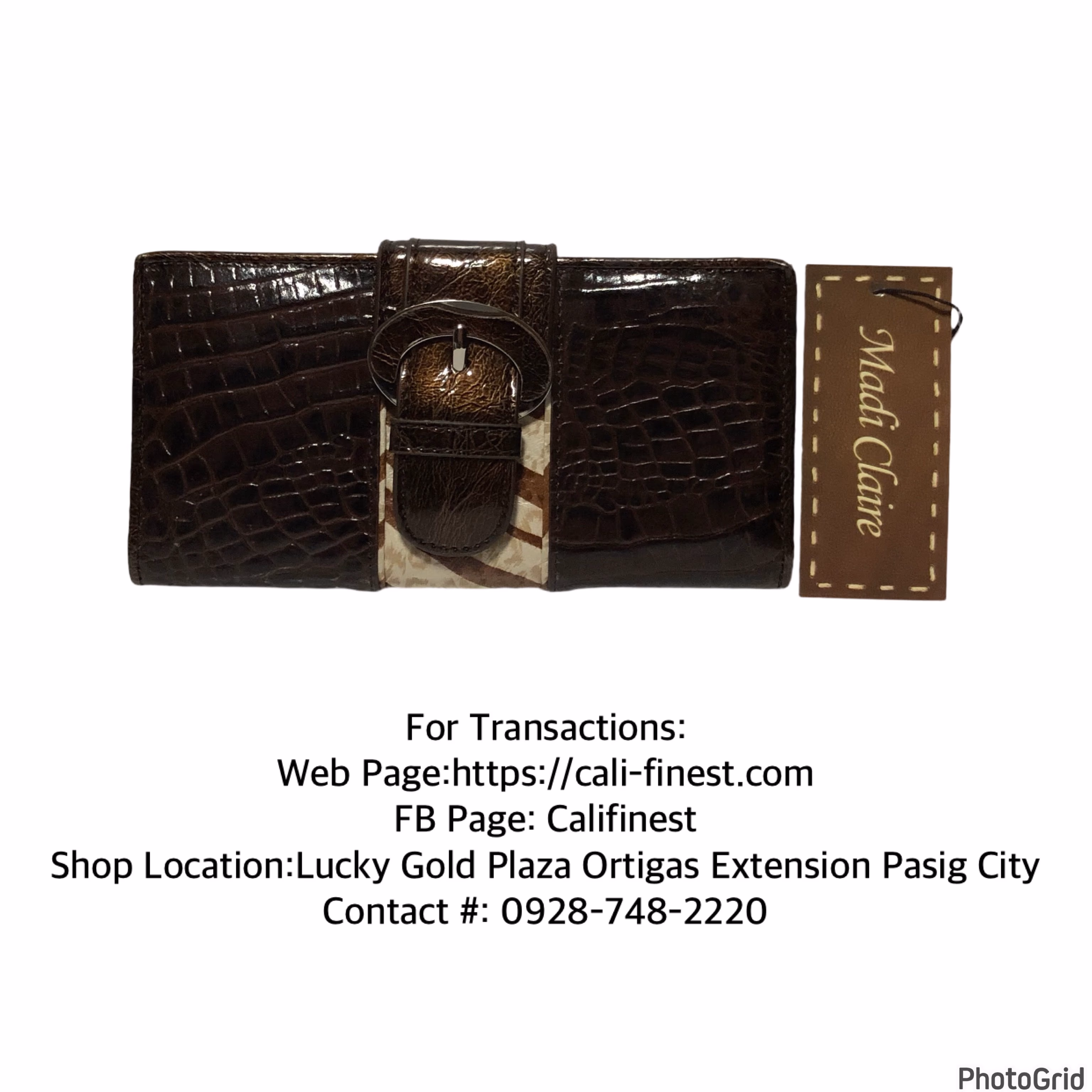 Maxi Claire Brown Leather Wallet