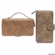 BRG Leather Wallet Purse Multi Cardholder Mirror Detachable Case