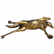 Large Mid Century Brass Horse 18 inch Tall Decorative Equestrian Statue