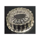 Vintage KIG Heavy Clear Glass Ashtray 