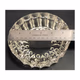 Vintage KIG Heavy Clear Glass Ashtray 