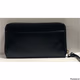 Black Leather Wallet for Women