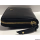 Black Leather Wallet for Women