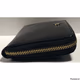 Black Leather Wallet for Women