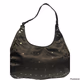 Ann Taylor black sequin clutch handbag