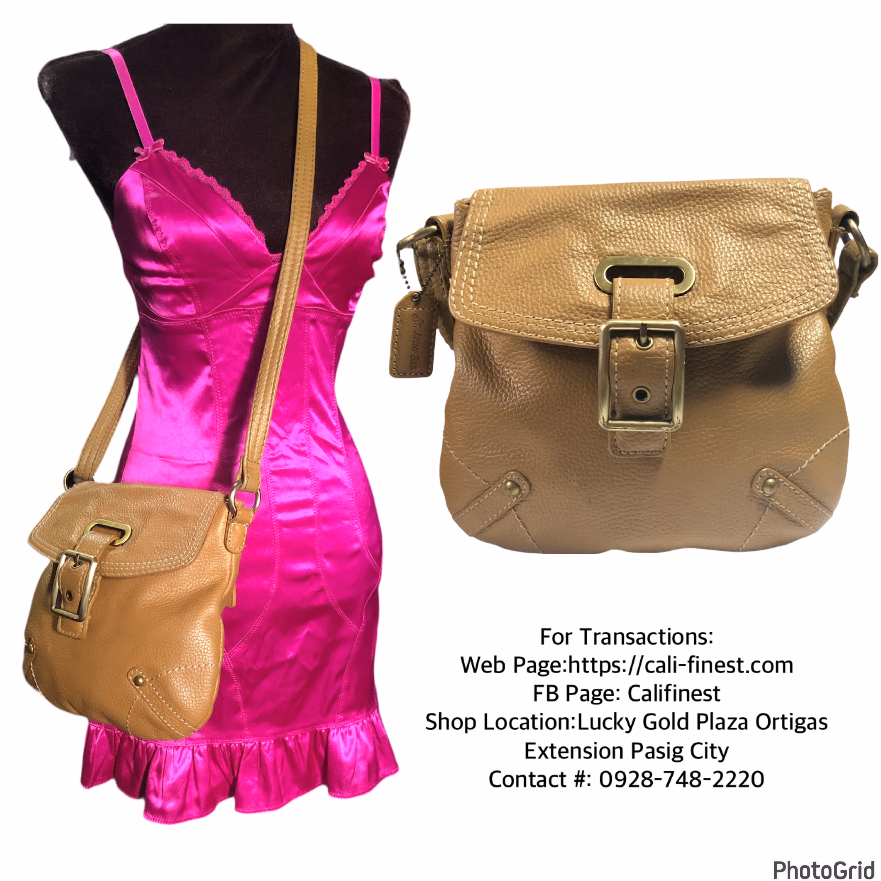 St. John’s Bay Leather Exterior Magnetic Bags