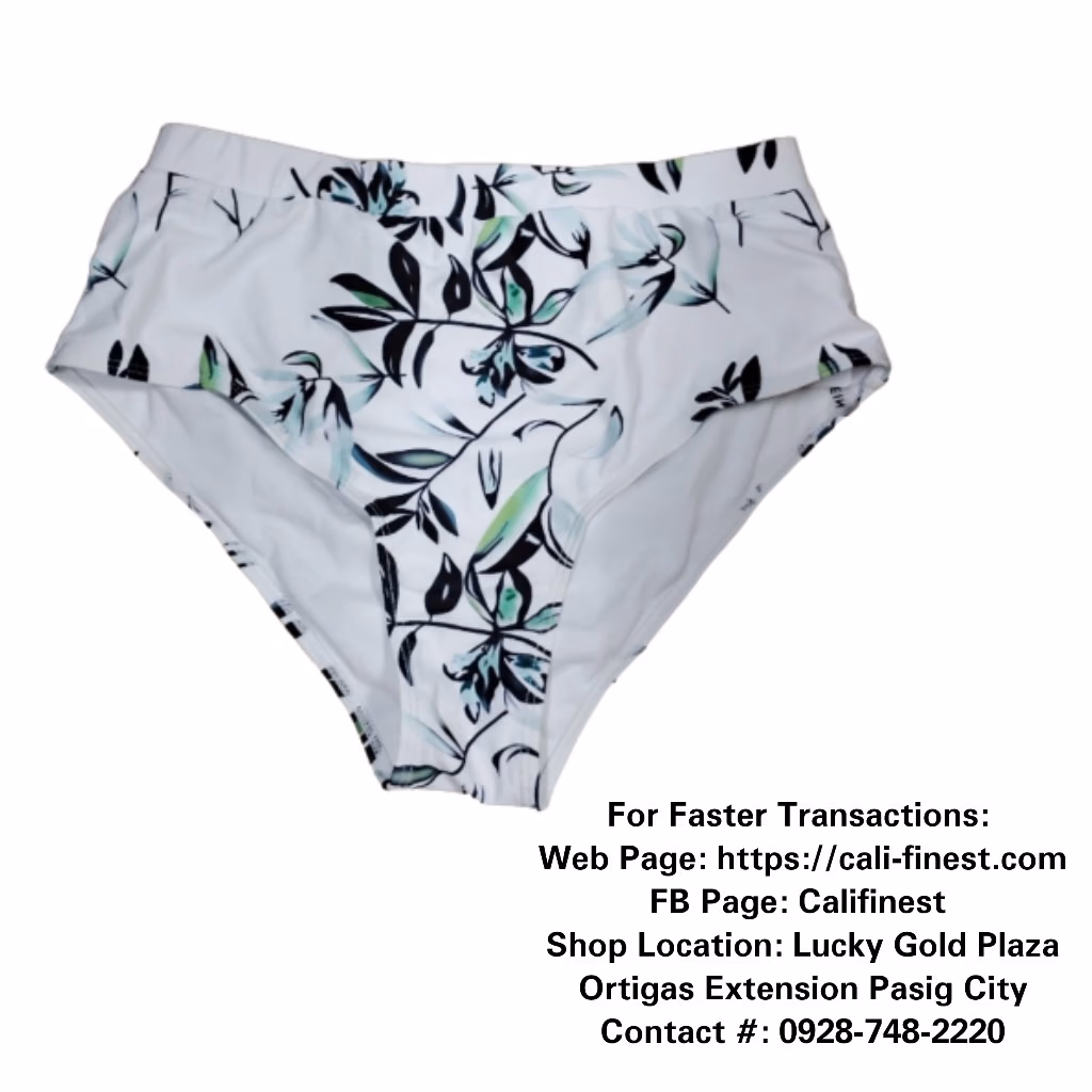 Leaf Print High Waisted Underwear 