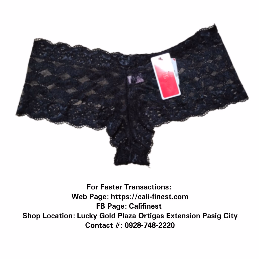 Cutie Club Black Lace Panty for Women