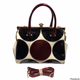 Style Strategy patent leather 2in1 purses for women handbag with kiss lock Satchel pattern Shoulder crossbody bags for women