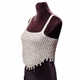 Forever 21 Casual Shoulder Strap Women Beige Top