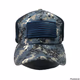 USA Blue Detachable Flag Patch Cap Hat Military Mesh Back NWT