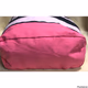 Victorias Secret Large Pink Black Striped Canvas Shoulder Bag Tote
