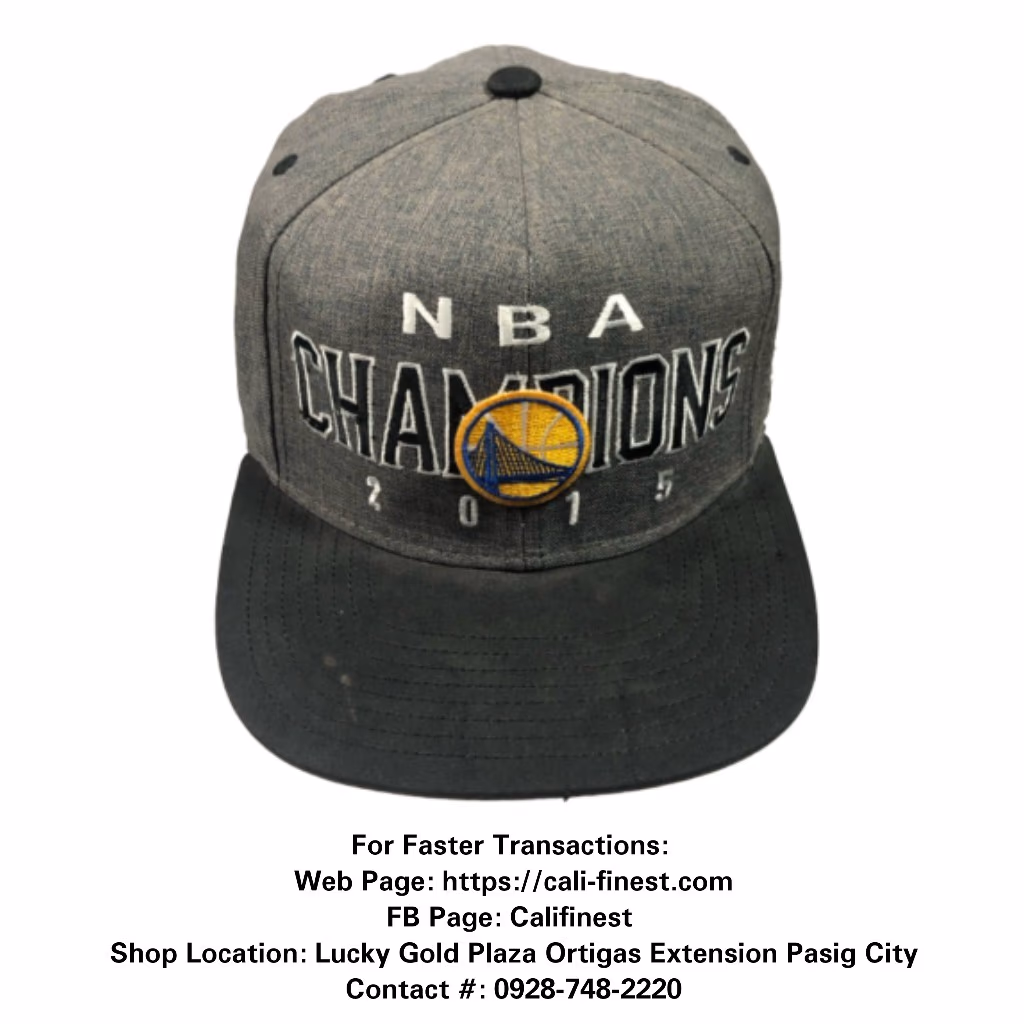 Adidas Golden State Warriors NBA finals Secondary Snapback Baseball Hat