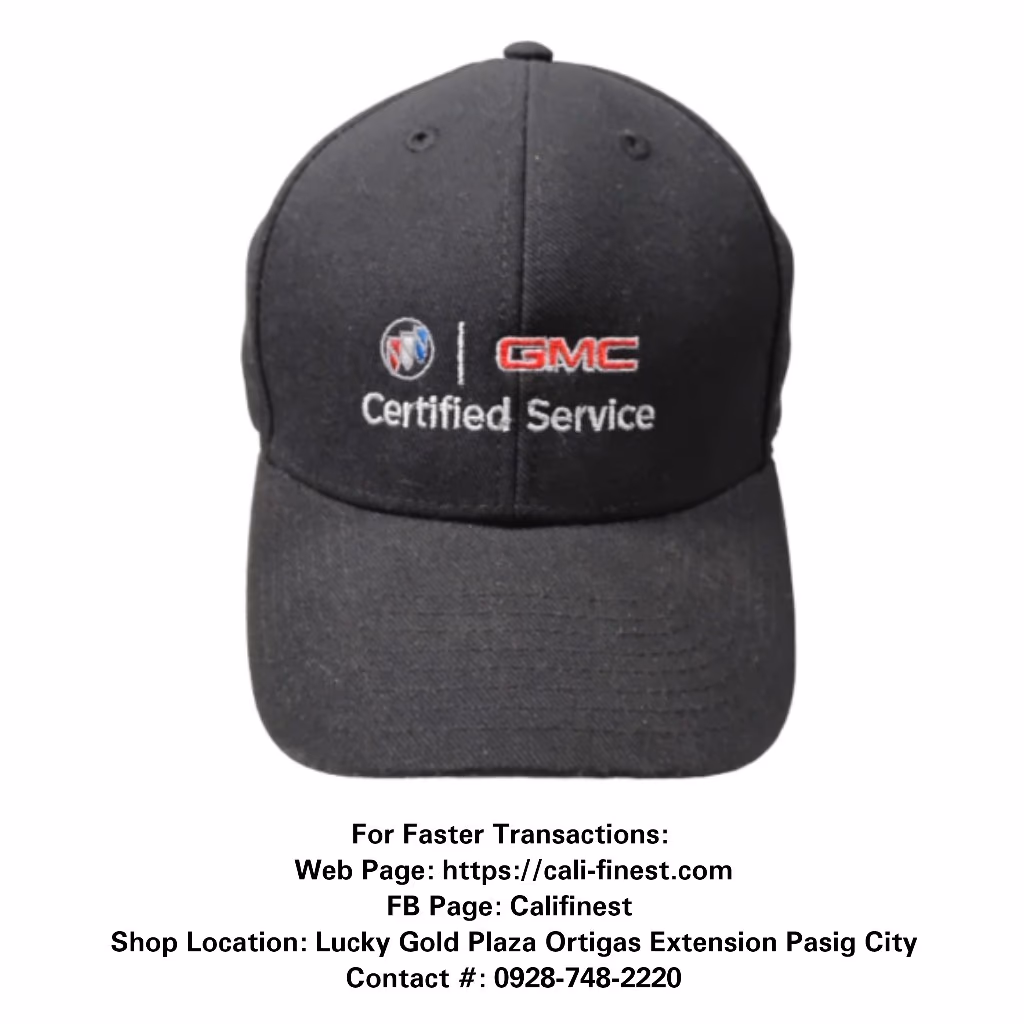 GMC Certified Service Black Cap