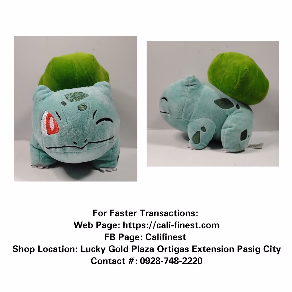 Pokemon Bulbasaur Plush 8" Stuffed Toy