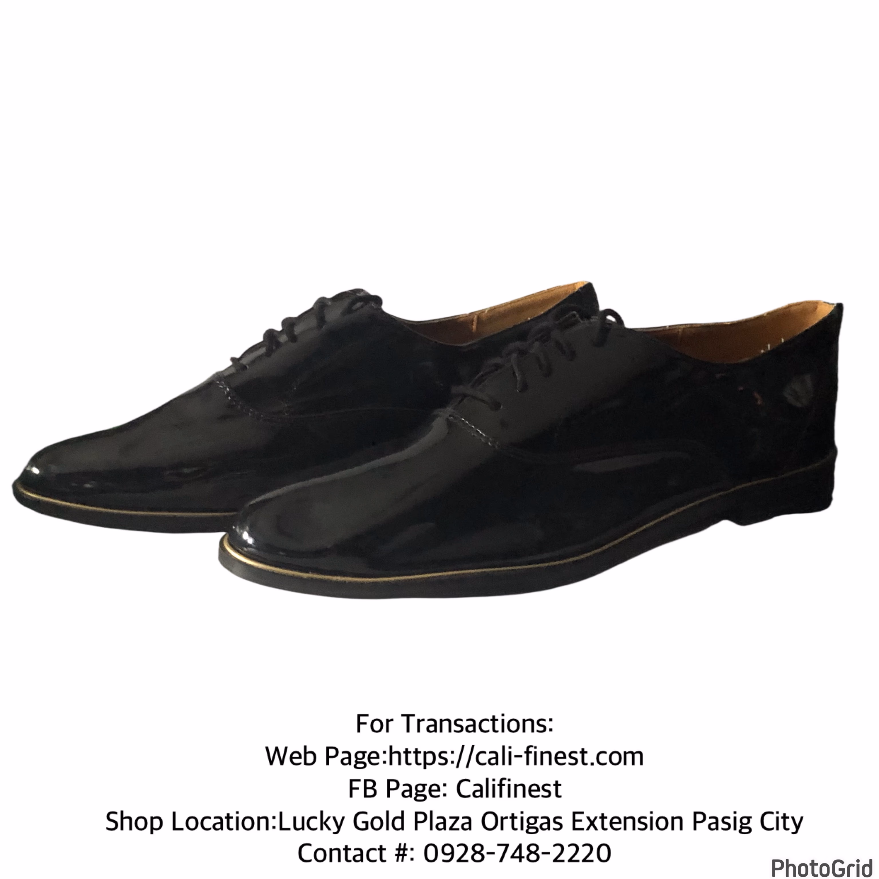 H&M Leather Lace-Up Oxford Tie Dress Shoes. 