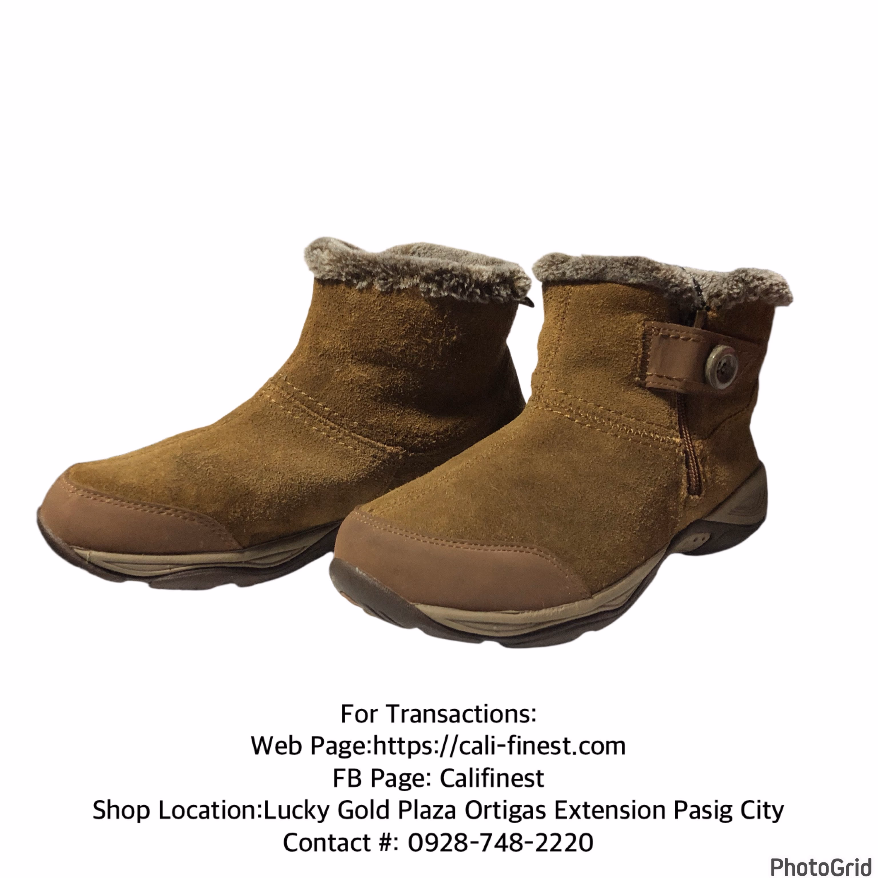 Womens Easy Spirit Eliria Cold-Weather Ankle Booties