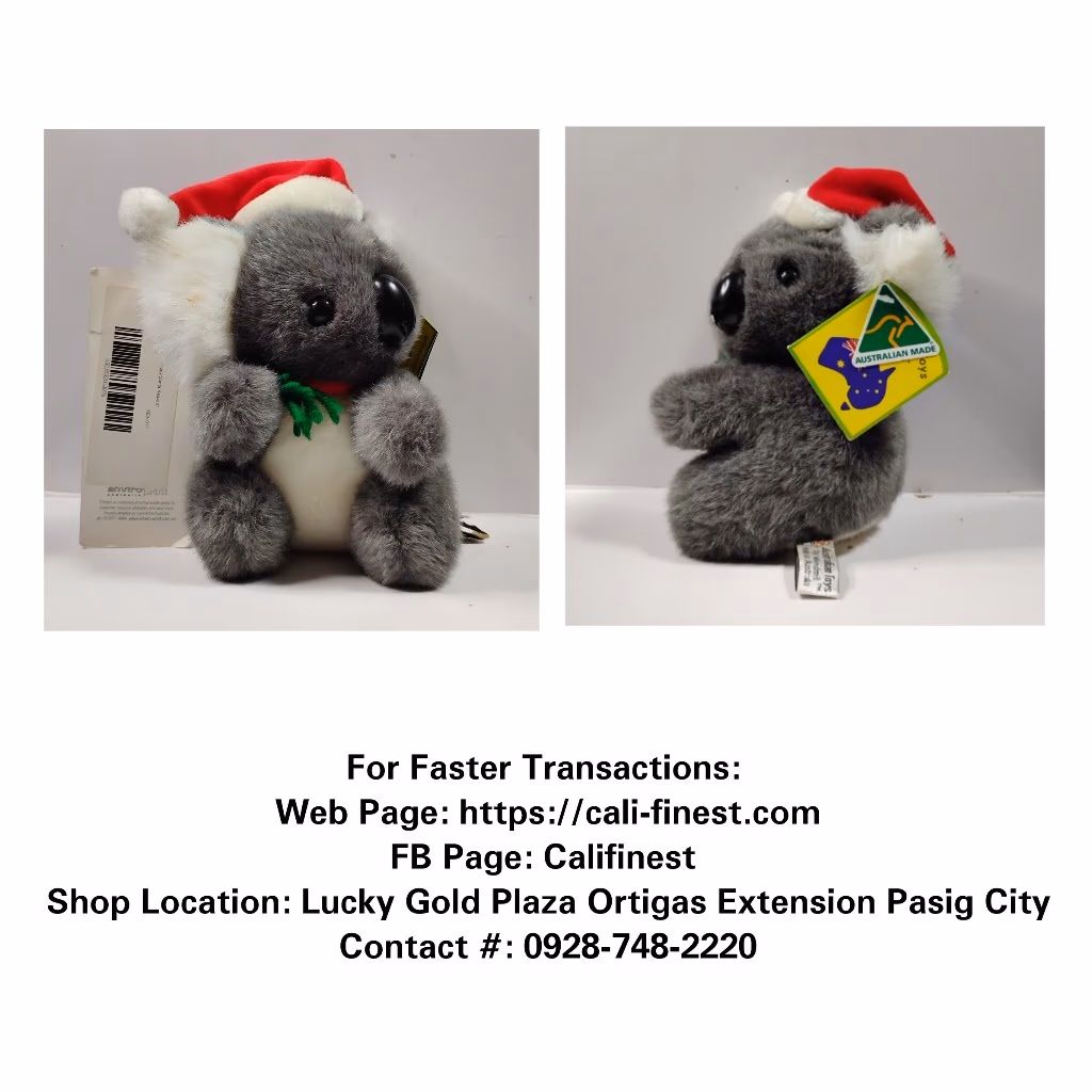 Pippy Koala Plush Santa - Australian Koala Foundation