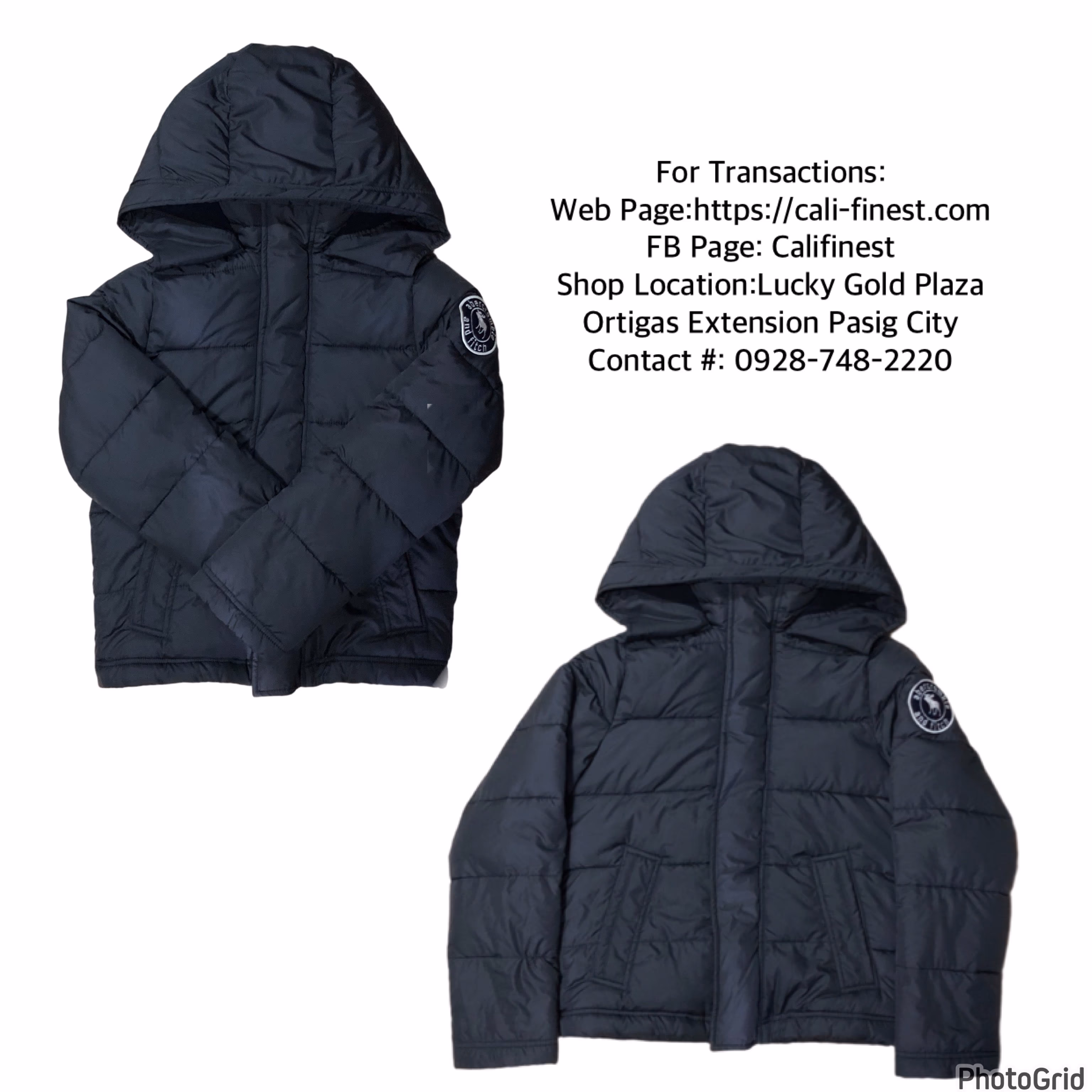 Abercrombie & Fitch Kempshall Down Jacket Coat for Kids