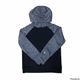 All in Motion Boys Heather Gray and Black Hoodie