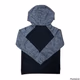 All in Motion Boys Heather Gray and Black Hoodie