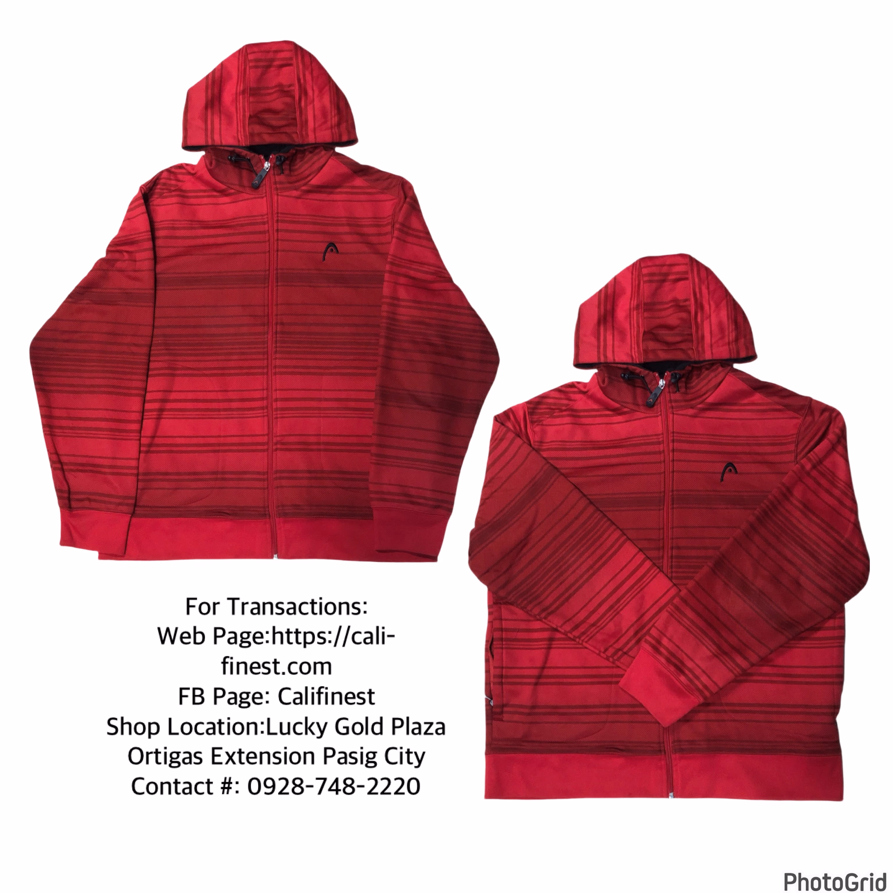 Head Men’s Hooded Front Full Zip Tennis Sweatshir