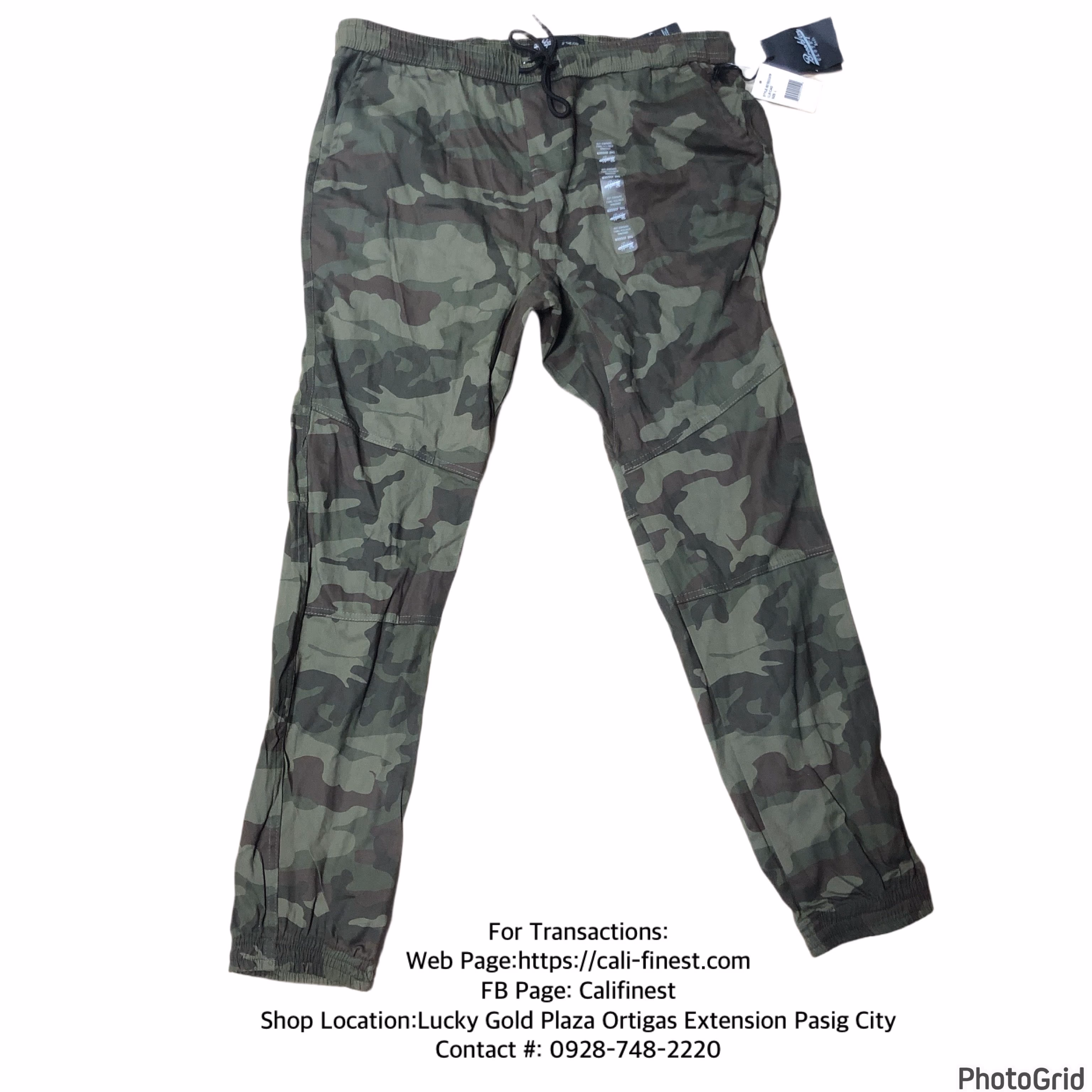 BROOKLYN CLOTH The Jogger Pants Stretch Twill Large