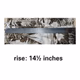 Islander Men's Print of Palm Trees and Sailboats in shades of Gray and Brown Swimshort