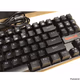 KUMARA K552 LED Rainbow Backlit Wired Keyboard 