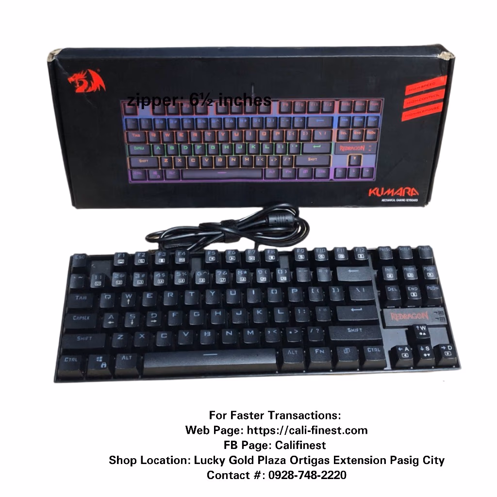 KUMARA K552 LED Rainbow Backlit Wired Keyboard 