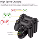 Brandnew Dual Charging Dock For P4 Wireless Controller 