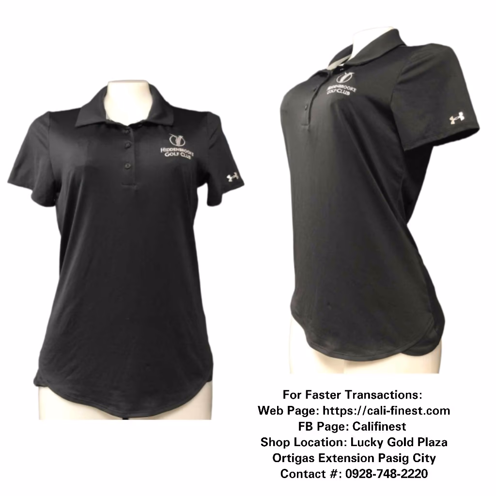 Brandnew Under Armour Polo Shirt Black For Women