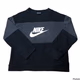 Nike Sweater Boys Kids XS Black Crew Neck Casual Fleece Sweatshirt Pullover