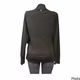 Yogalicious  long sleeve Zip Pullover Top in Black