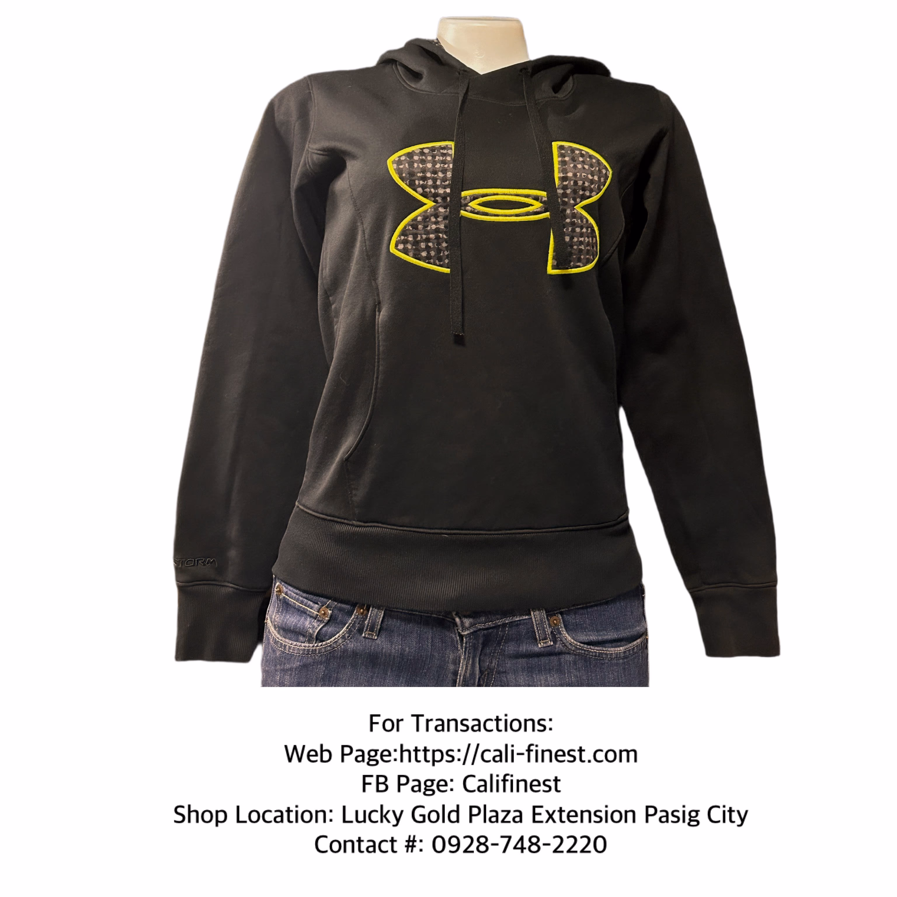 Under Armour black Hoodie Jacket For Women / boys kids