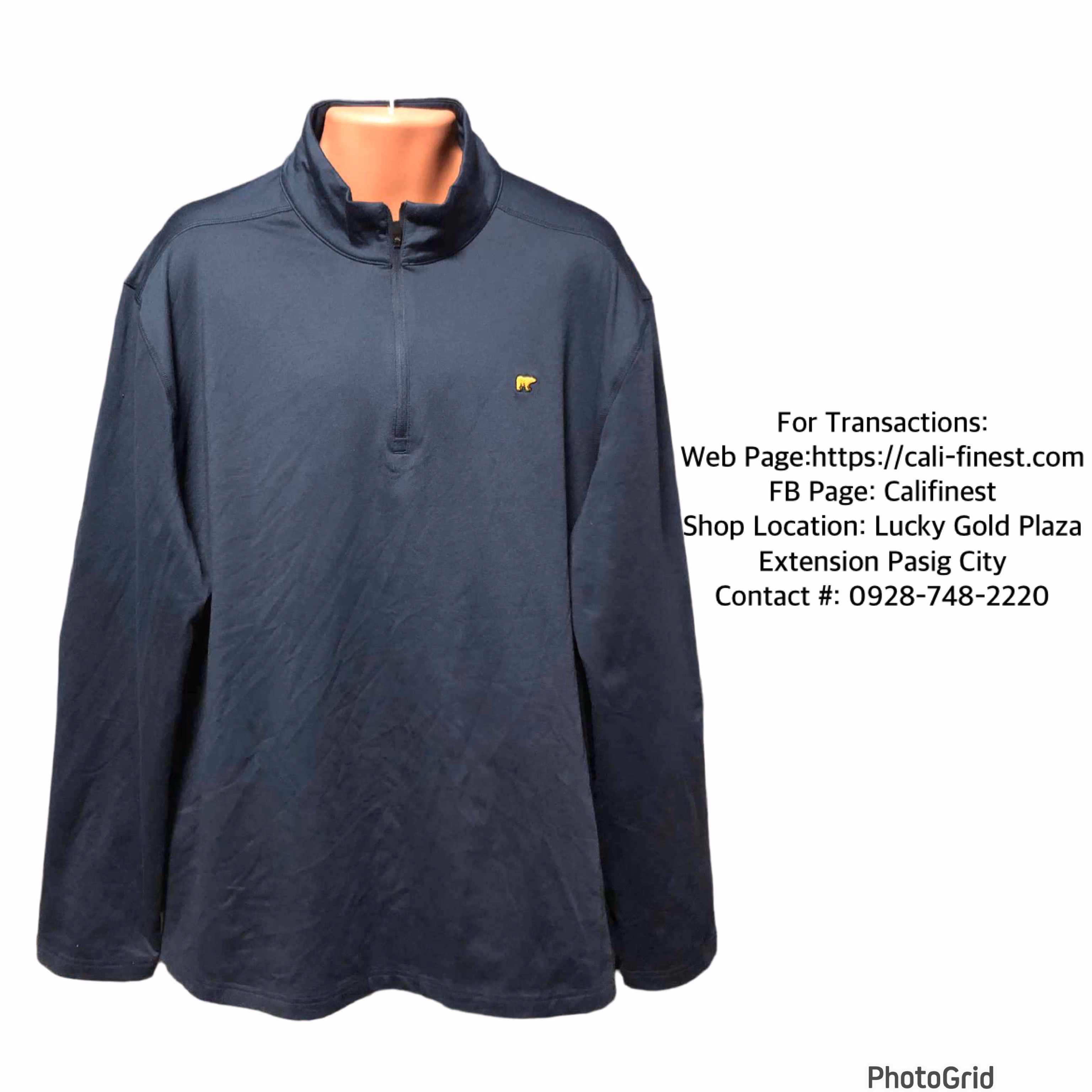 Jack Nicklaus Sweater Jacket Blue For Men XL  