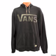 Vans Hoodie Graphic Logo Skater Print Pullover Retro Black Large