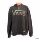 Vans Hoodie Graphic Logo Skater Print Pullover Retro Black Large