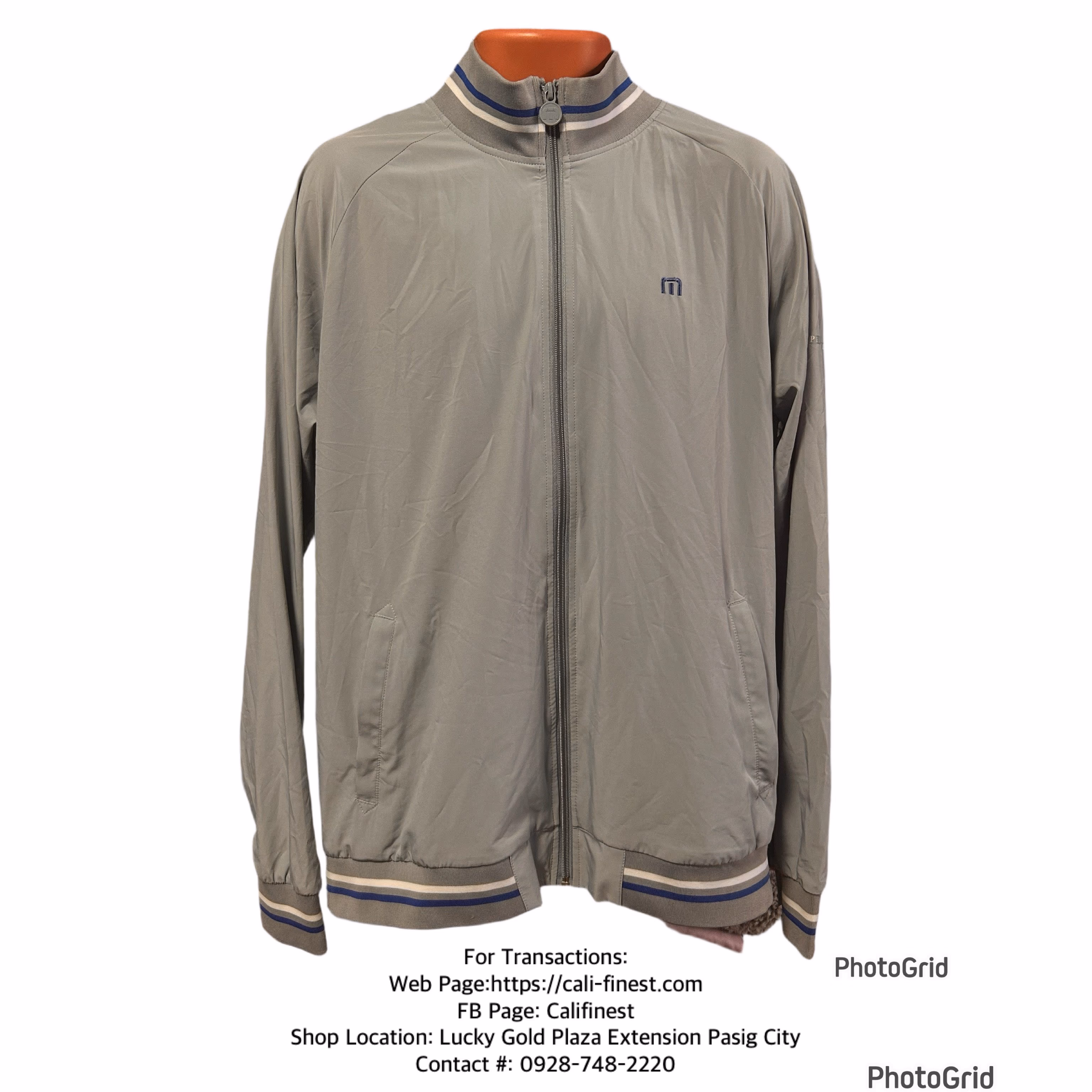 Travis Mathew Embroidered Large Golf Full Zip Jacket for Mens