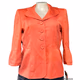 Albert Nipon Womens Coral Pink Polyester Blend 2 Piece Skirt Suit