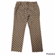 Banana Republic Camden pants with a jacquard diamond pattern in black and tan For Women