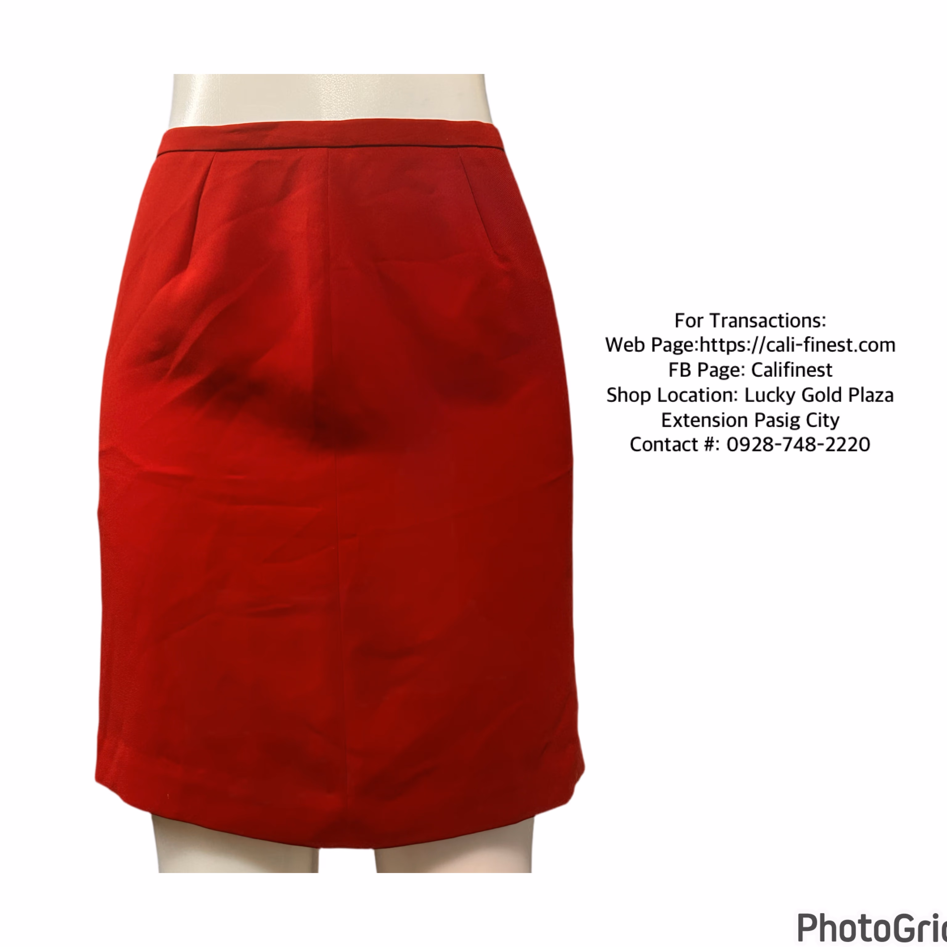 Charter Club Petite Skirt Red for Women’s Small