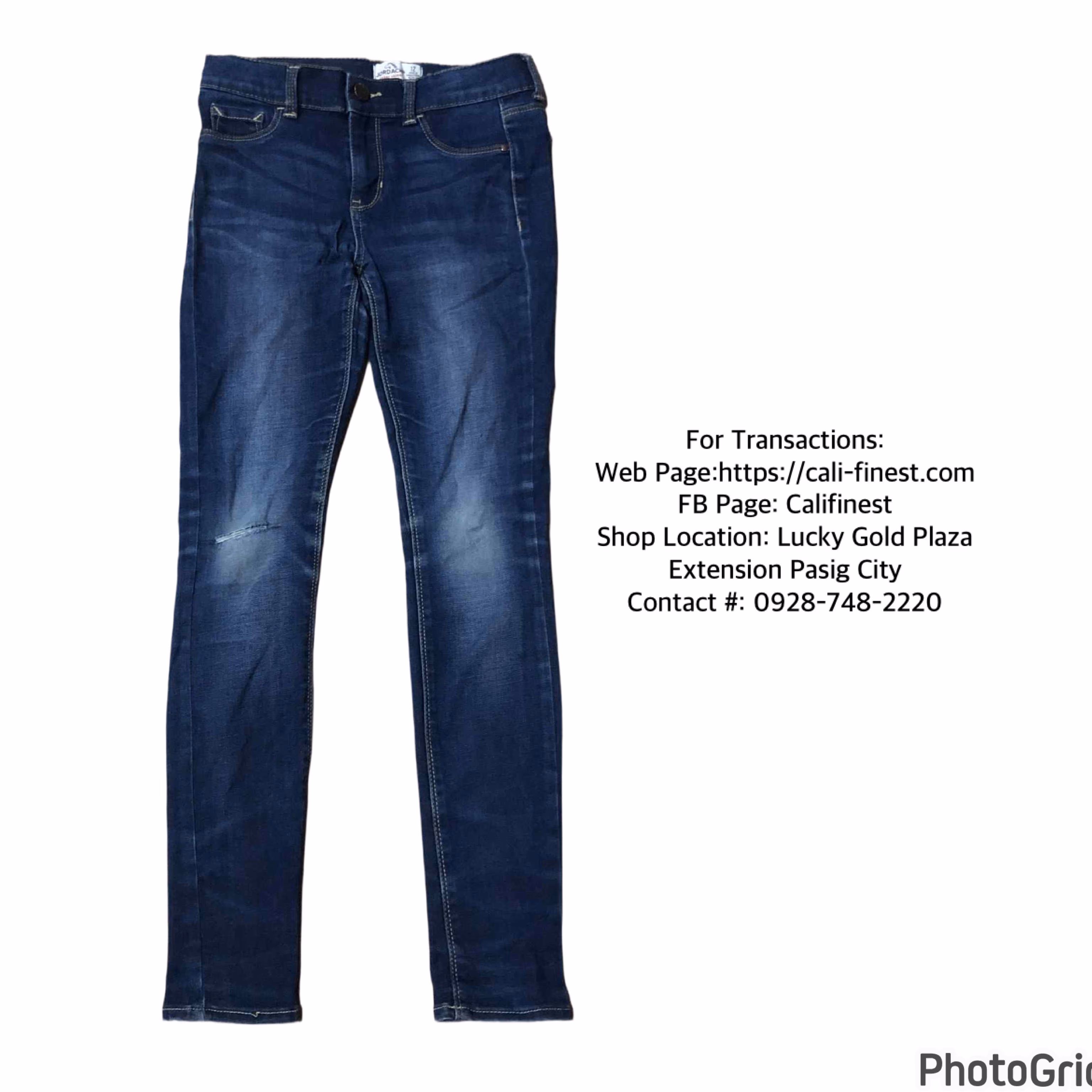 Jordache Super Skinny 12 Slim Pants For Kids