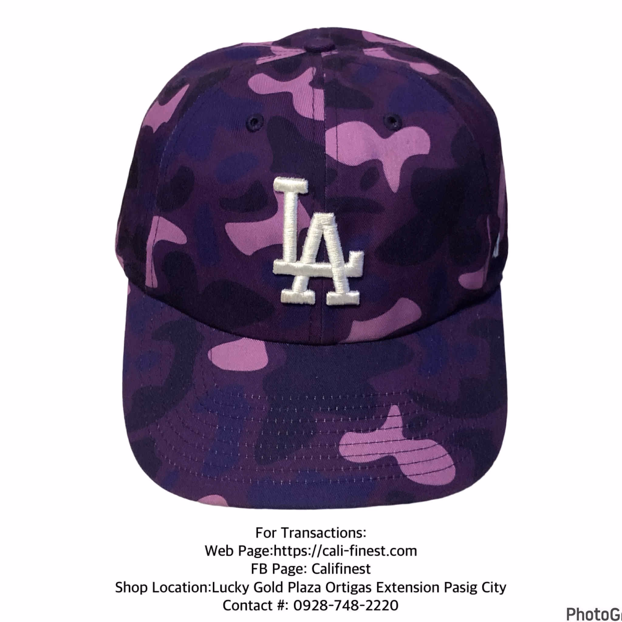 Los Angeles 47 Brand  Purple Camo Hat Cap