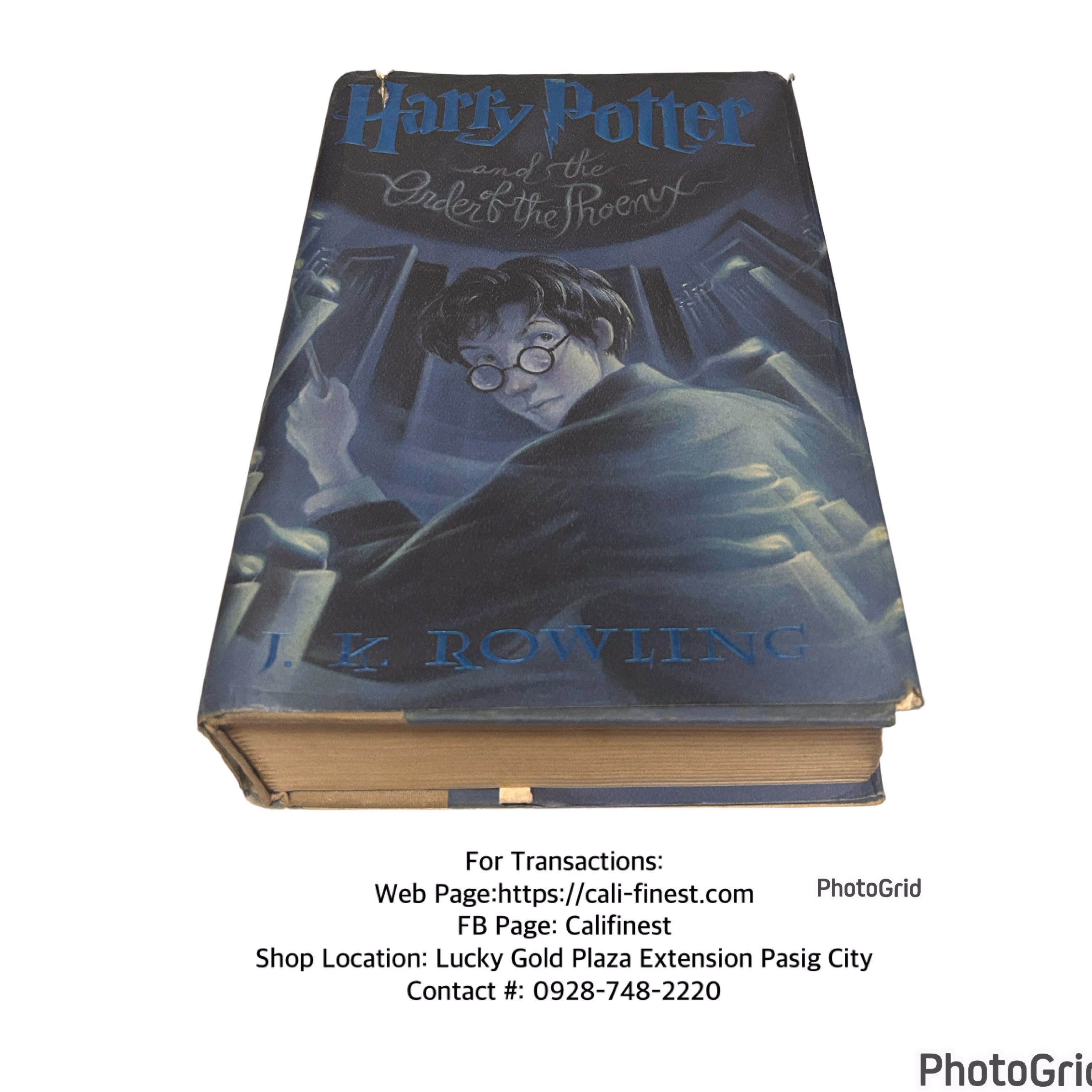 Harry Potter and the Order of the Phoenix Hard Cover 5 