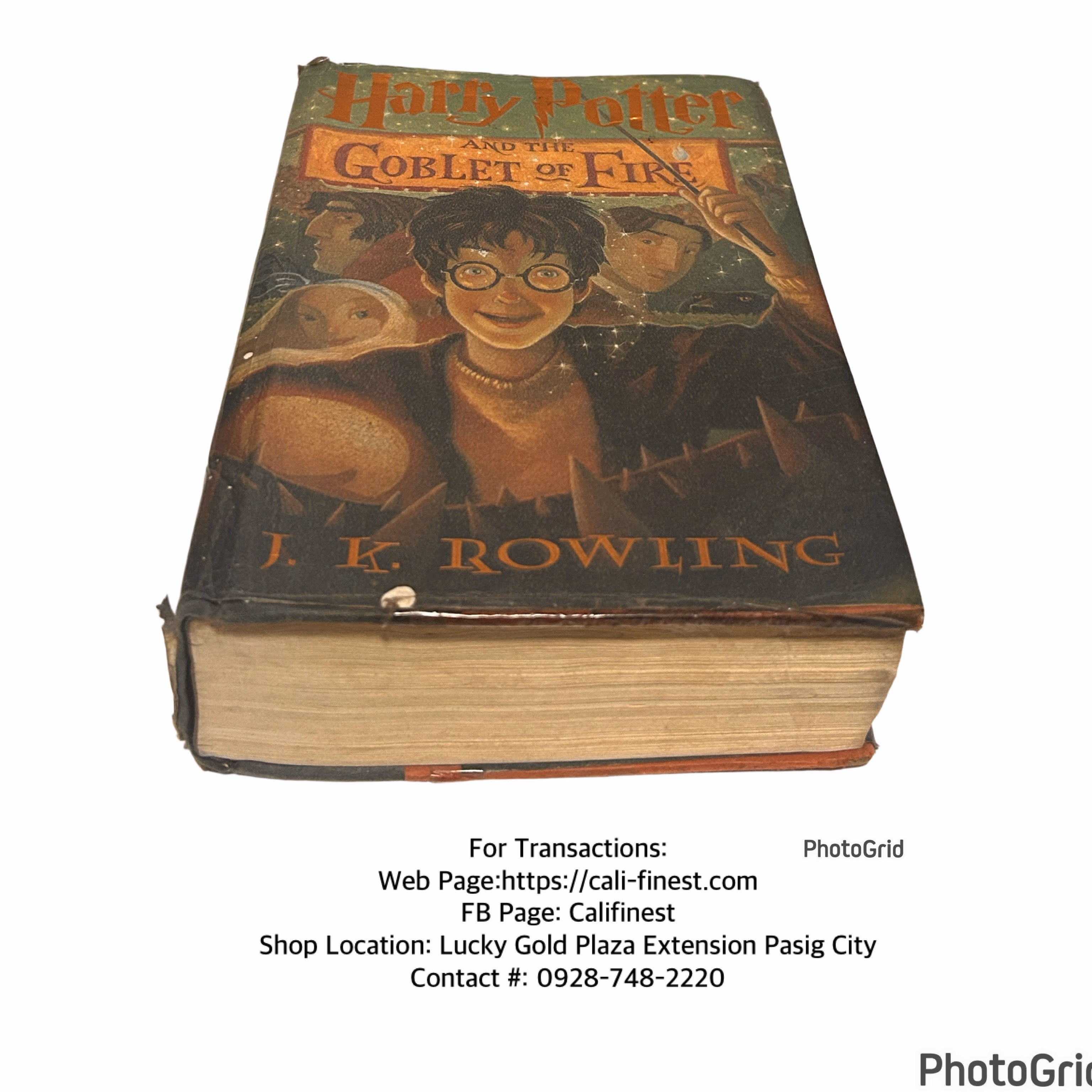 Harry Potter and the Goblet of Fire by J. K. Rowling Hard Cover FIRST EDITION